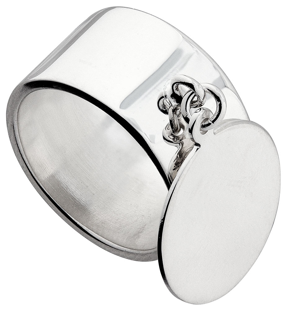 Bague argent Breloque