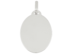 Mdaille argent ovale