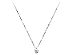 Collier argent et oxyde 4 mm