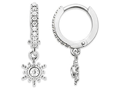 Boucles doreille argent et oxydes