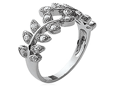 Bague argent rhodi et oxydes