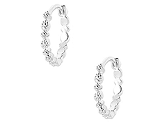 Croles argent rhodi 14 mm