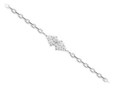 Bracelet argent rhodi et oxydes