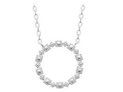 Collier argent rhodi