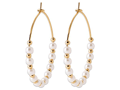 Boucles doreille plaqu or