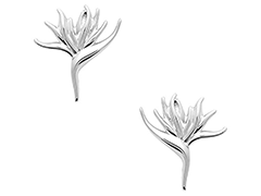 Boucles doreille argent rhodi