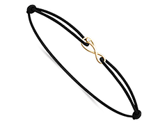 Bracelet tissu et plaqu or