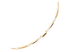 Collier plaqu� or et oxydes