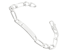 Bracelet identit argent