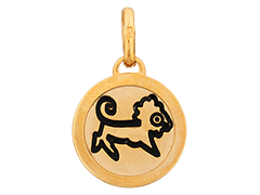 Pendentif plaqu or Lion