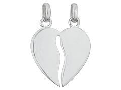 Pendentif argent Coeur