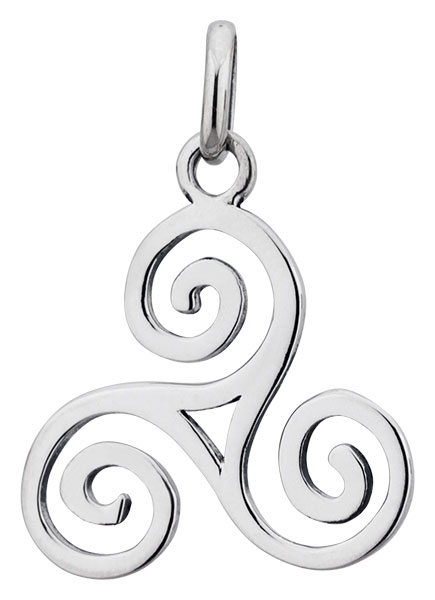 Pendentif argent Triskel