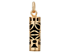 Pendentif plaqu or Tiki