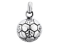 Pendentif argent Ballon de Foot