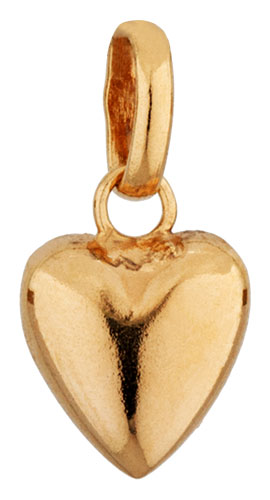 Pendentif plaqu or Coeur