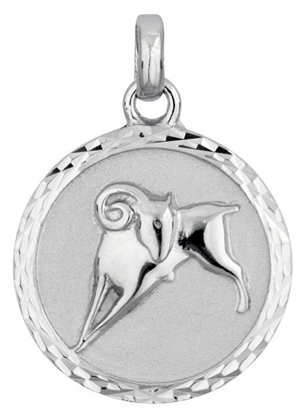 Mdaille argent rhodi Blier