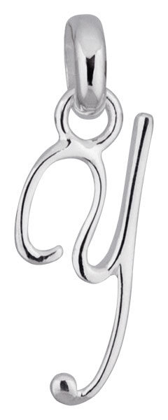 Pendentif argent Lettre Y