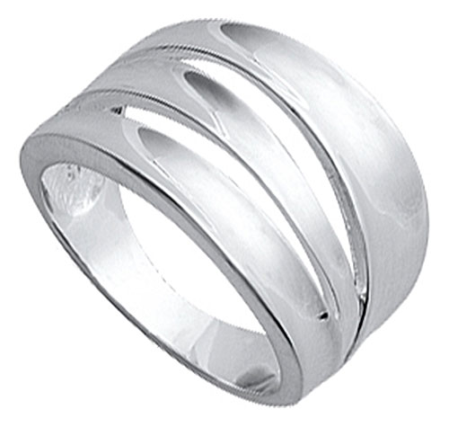 Bague argent ajoure