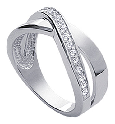 Bague argent et oxydes