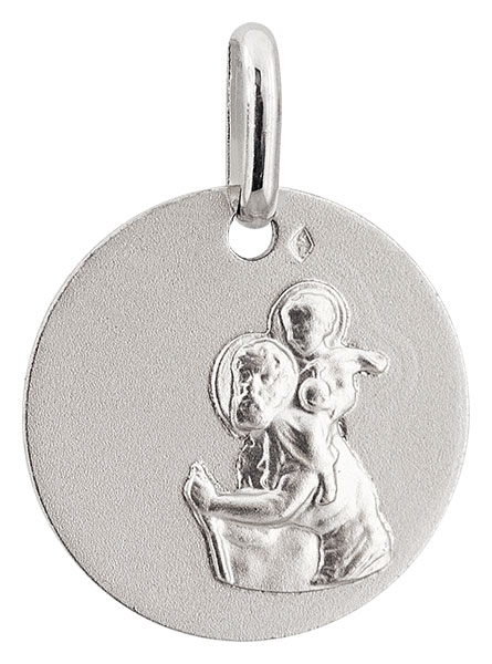 Mdaille argent Saint Christophe