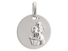 Mdaille argent Saint Christophe