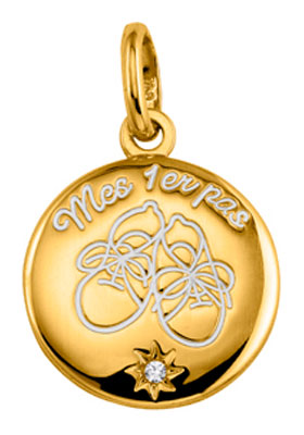 Médaille plaqué or et oxyde