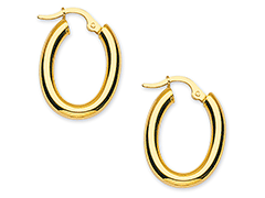 Boucles doreille or jaune