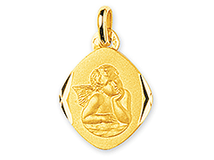 Mdaille or jaune Ange