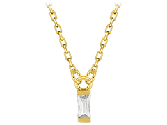 Collier or jaune et diamant