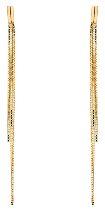 Boucles doreille or jaune